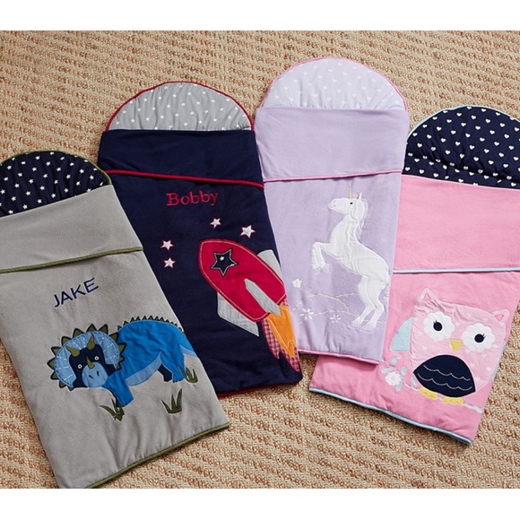 Back to school POTTERY BARN KIDS Owl Nap Mat SLEEPING BAG - Picture 3 of 3